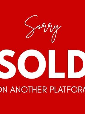 ❌ SOLD ON ANOTHER PLATFORM ❌